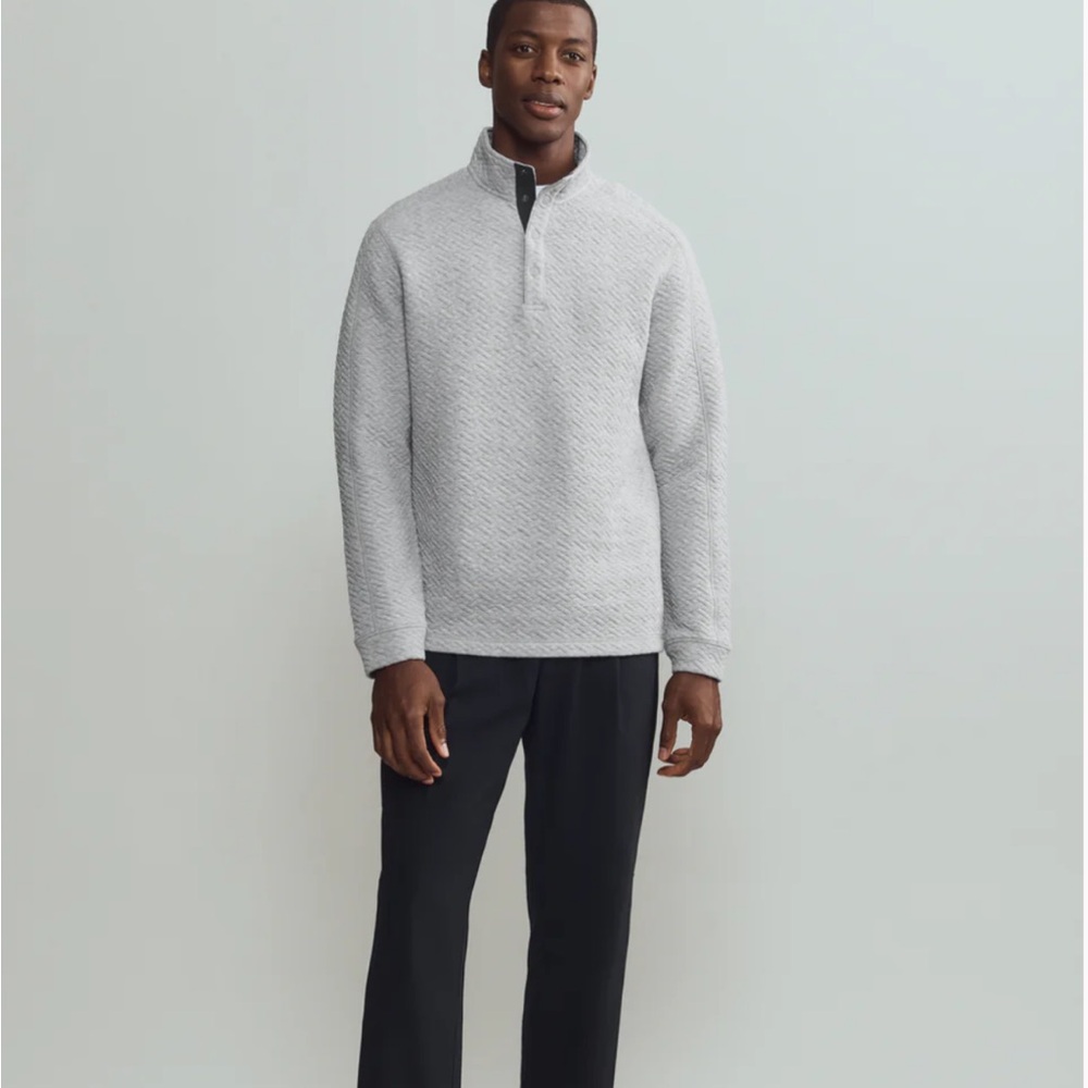 Rhone Weekender Pullover NWT Gray - Picture 2 of 8